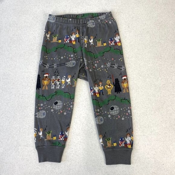 Hanna Andersson Star Wars Christmas Long John Pajamas 18-24M - Picture 6 of 10